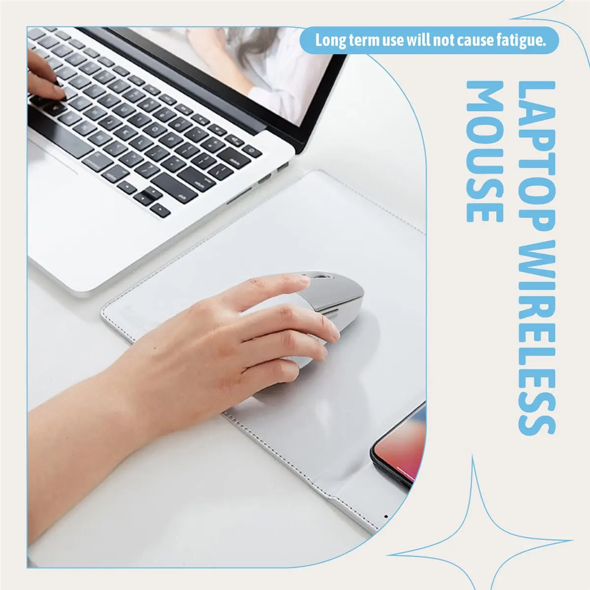 DT81 Optical Cordless Mice Screen Display Laptop Wireless Mouse 2.4G Silent Wireless Bluetooth Mouse Mute Ergonomic Mouse