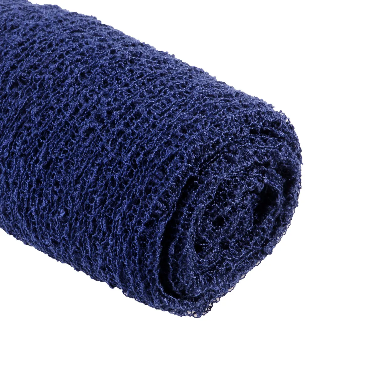 

Новый синий трикотажный пеленочный платок для новорожденных с длинным волнообразным узором, суперэластичный, с открытым плетением, для фотосессий младенцев