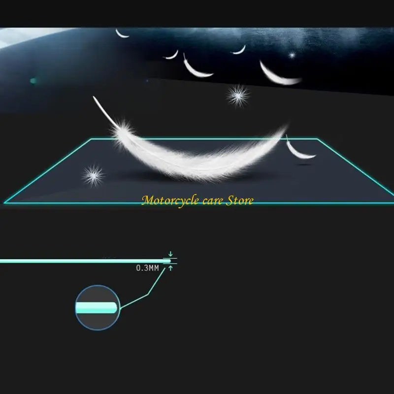 U75F Screen Protector Touchscreen Navigation Tempered Glass Anti-Scratch Shock Resistant for