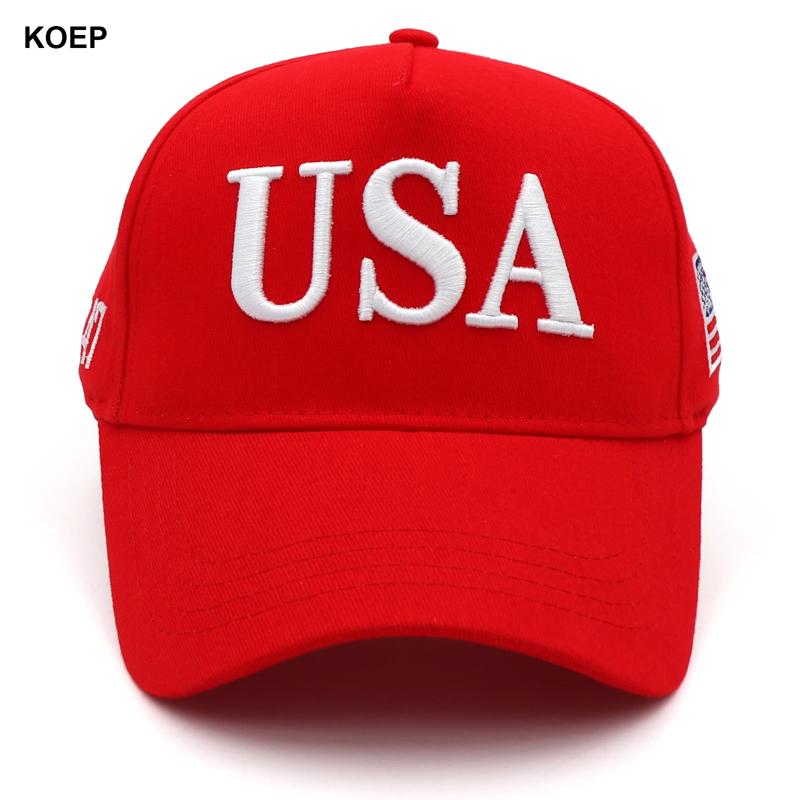 New 45-47 Donald Trump 2024 Red Baseball Caps Large Size USA Snapback President Hat Embroidery Wholesale Drop Shipping Hats