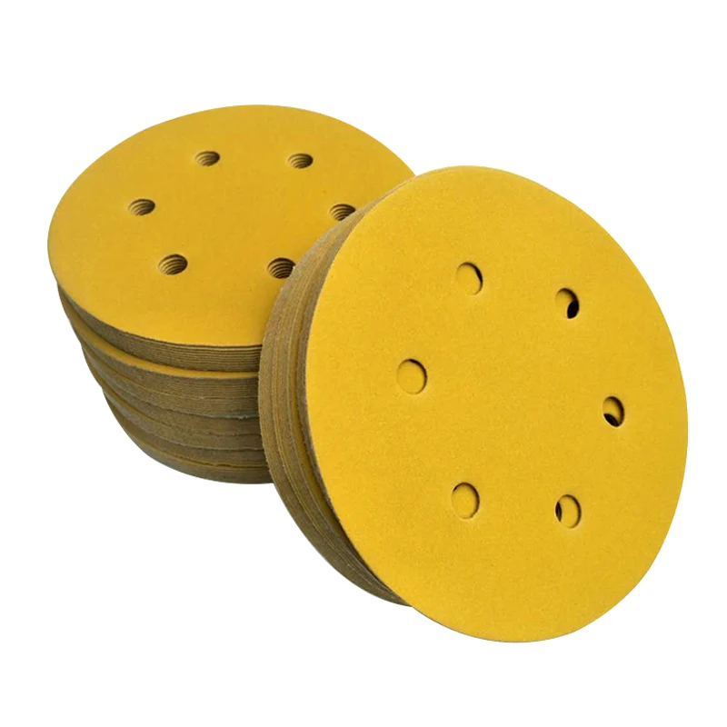 6-inch Round Sandpaper Disk Abrasive Polishing Pad Sanding Sheet Sandpaper Disk 80-400 Grit Car Wood Paint Grind