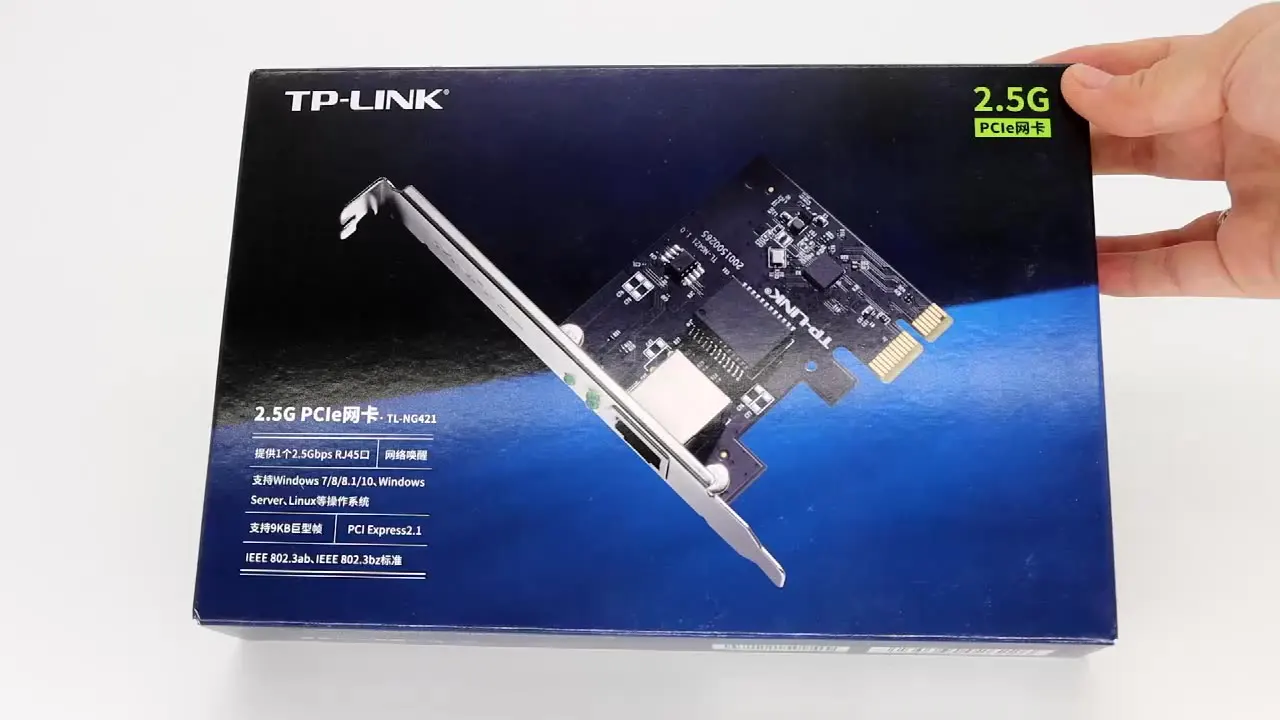 TP-link Pci RJ45 2.5 gigabit pci Express Network card adapter wake on lan  2500mbps 2.5gbps 2.5G PCI-E TL-NG421