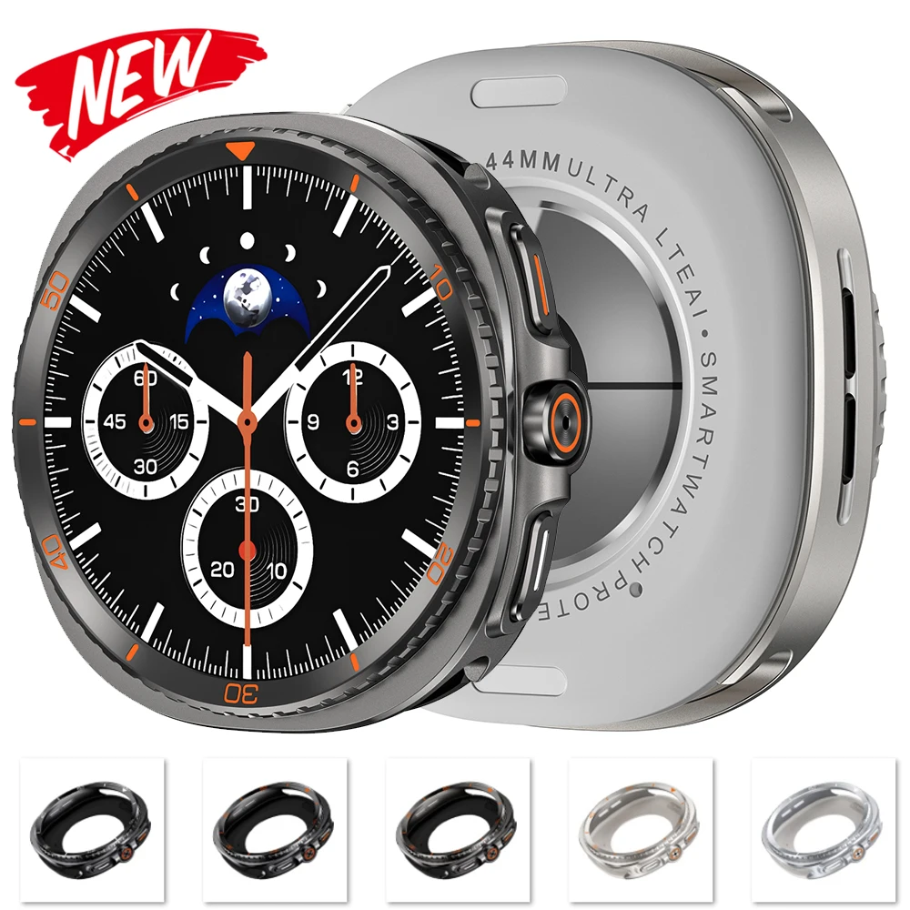 مصد حماية معدني بإطار صلب لساعة سامسونج جالاكسي 8 44 ملم 40 ملم يتغير إلى 8 كلاسيكي 46 ملم لساعة جالاكسي 8 #1