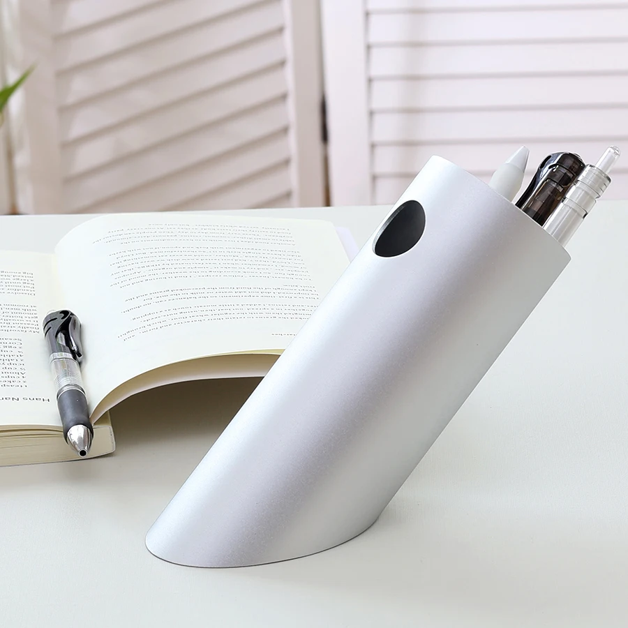 nordic-minimalist-aluminum-alloy-pen-holder-creative-metal-desktop-storage-tube-multifunctional-office-stationery-organizer-box