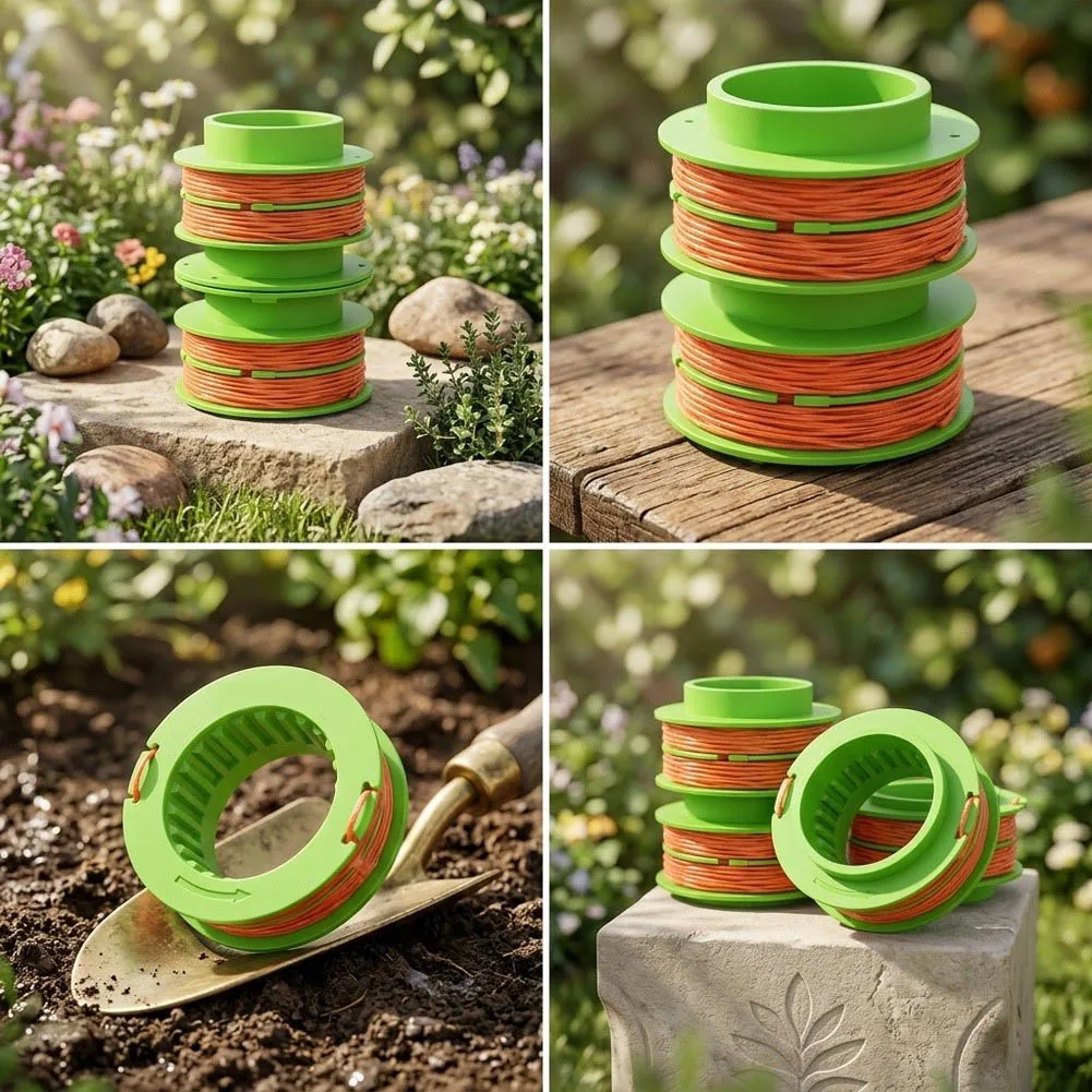 4pc AS1300 Weed=Eater String Trimmer Spool For EGO 15-Inch ST1500 ST1500-S Weed=Wacker String Trimmer Line 0.095