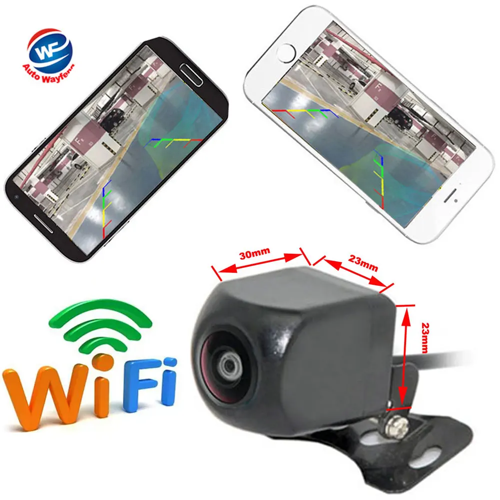 WIFI Reversing Camera Dash Cam Star night Car Rear View Camera Mini Body Water-proof Tachograph for iPhone and Android