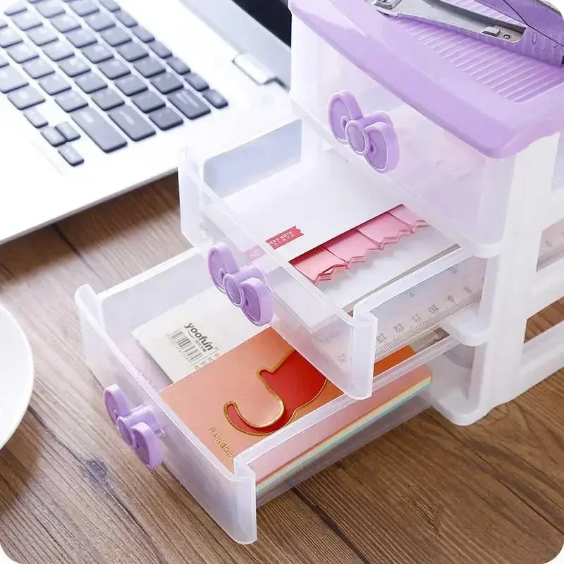 Kawaii Stationery Drawer Storage Boxes Desktop Student Ins Drawer Pen Holder Office Organizers 2021 New Small Debris Rack Cute