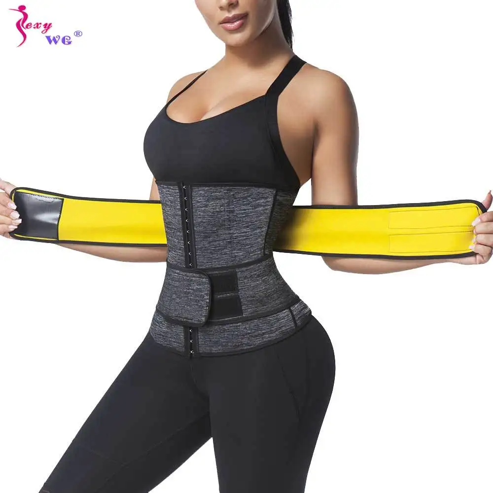 SEXYWG Waist Trainer for Women Sweat Belt Weight Loss Waist Cincher Slimming Body Shaper Corset Sauna Girdle Neoprene Band Strap