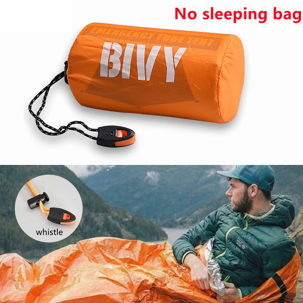 Outdoor Emergency-Survival Sleeping Bag Thermal Blanket Waterproof Reusable Sack Portable Camping Hiking Equipment Tool Parts