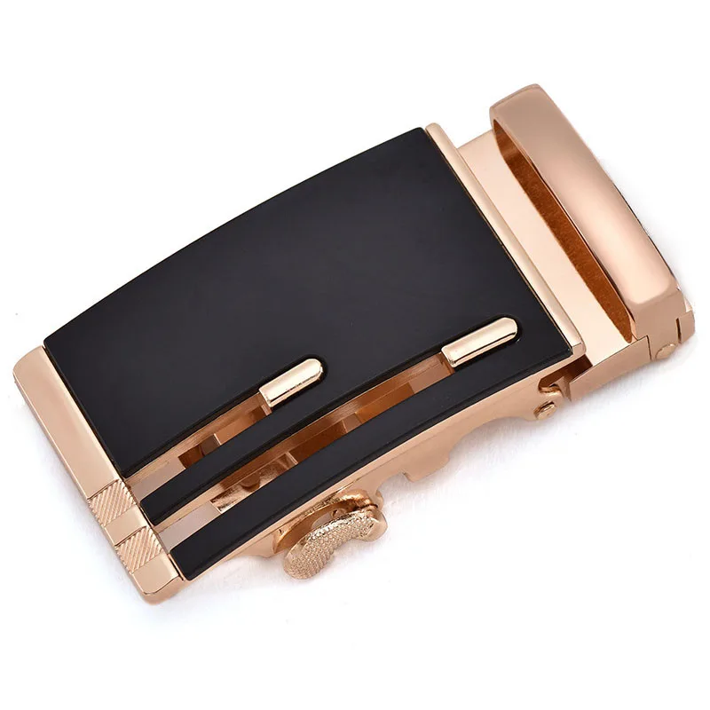 Fibbia per cintura in lega da 3,5 cm per uomo - Fibbia con chiusura automatica antigraffio, accessorio di ricambio per cintura di facile installazione