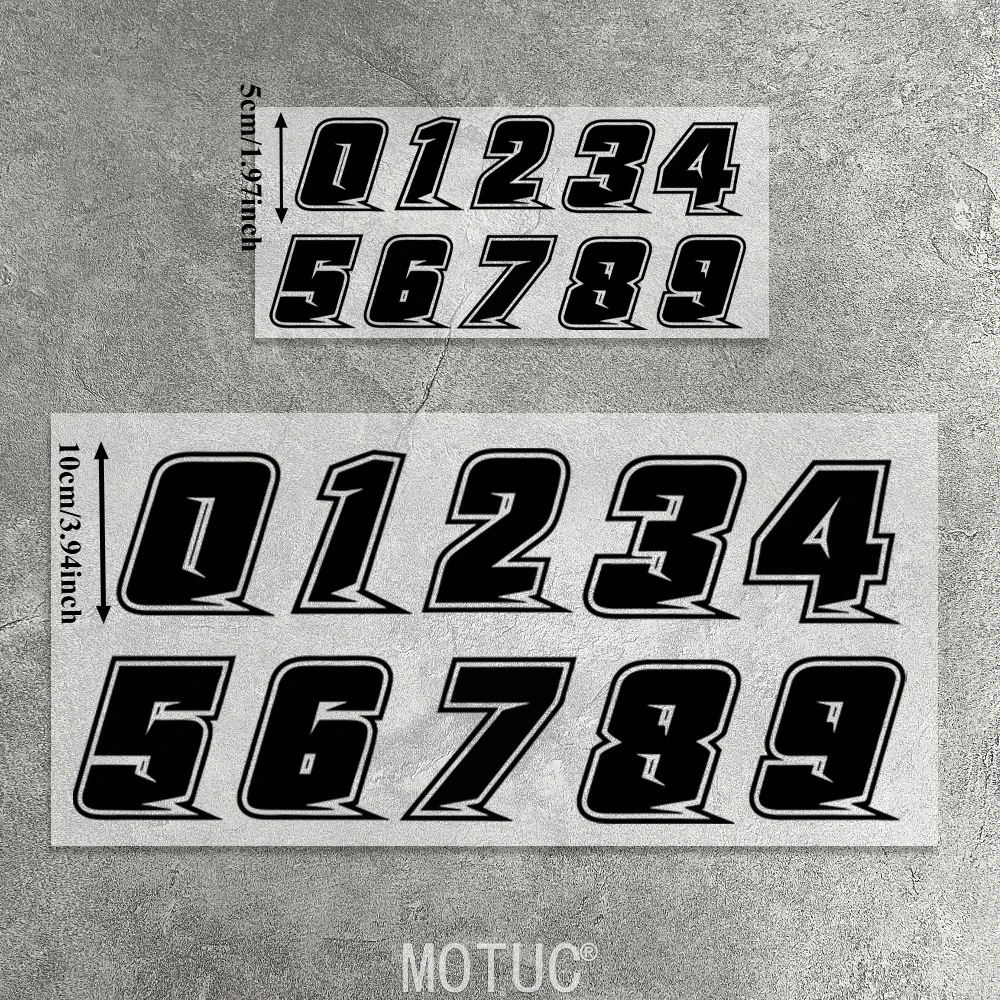 

2 Waterproof and Durable Black Motorcycle Stickers for Vinyl for Fuel Tank, Fairing, Helmet, Bicycle, Scooter, Decoration