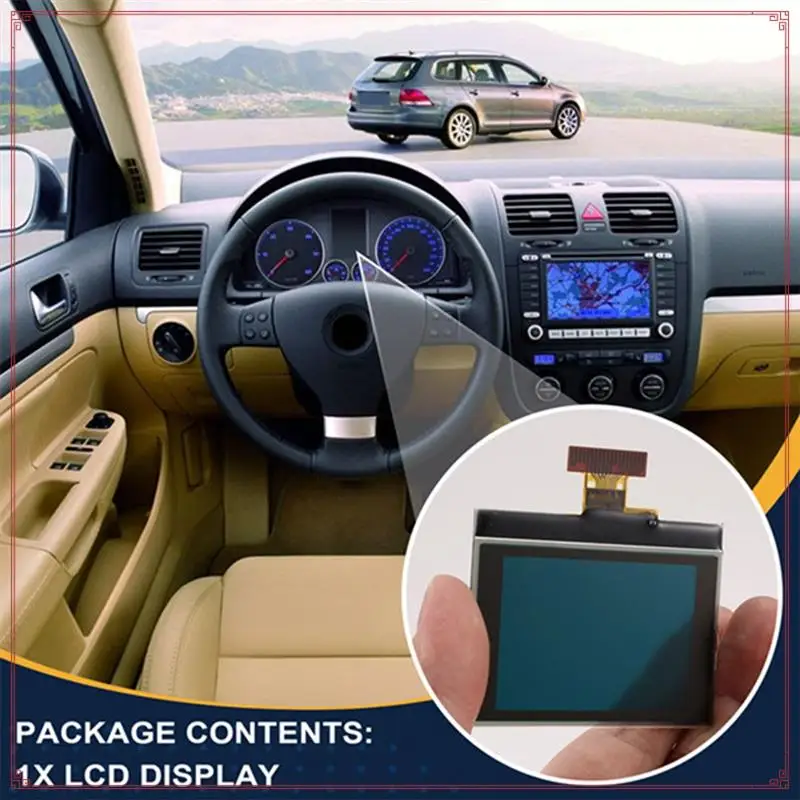 

Car Instrument LCD Display For VW Golf V/Touran Passat Seat Skoda Instrument Cluster Display 1TD920862