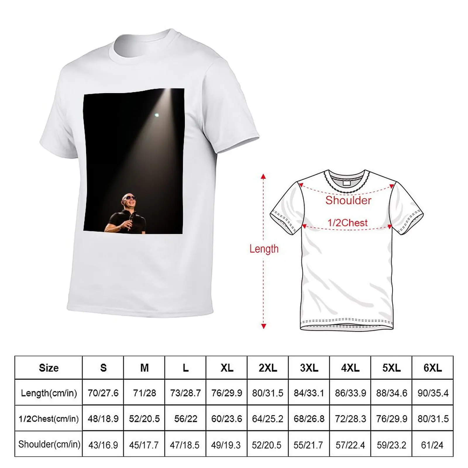 pitbull concert T-Shirt t shirt personalised man t shirts for men T-Shirt
