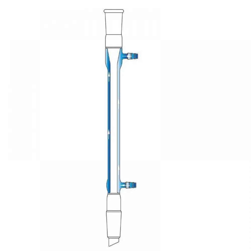Condenseur en verre ouest, joint 19/22 120mm