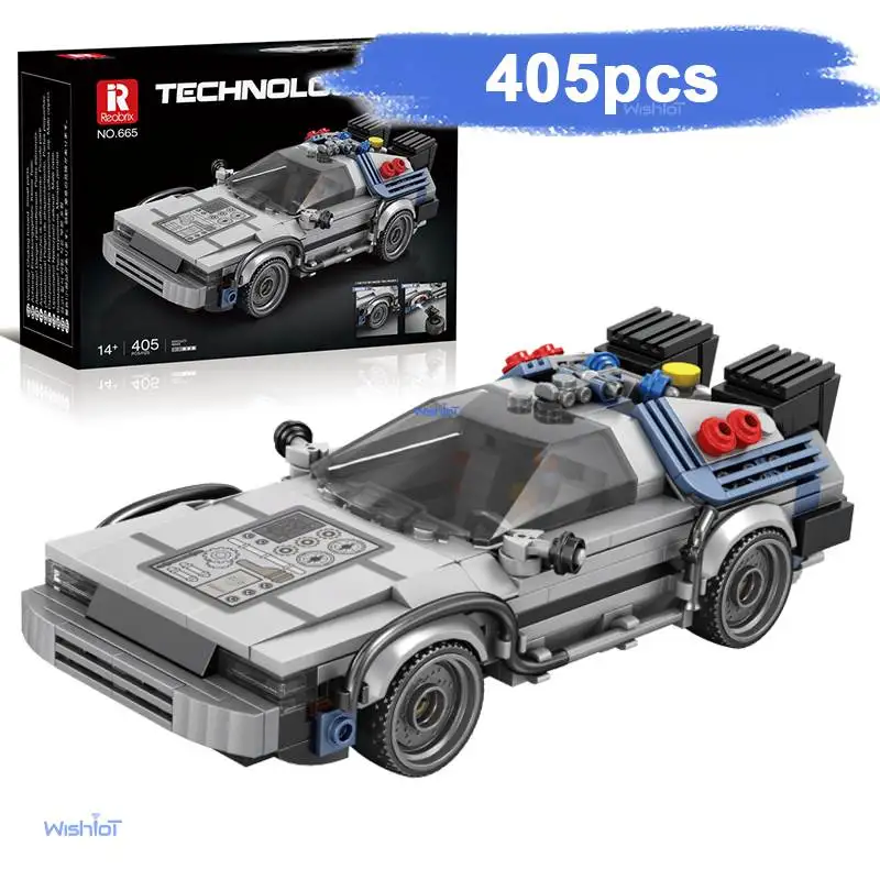 

Миниатюрная модель автомобиля 665 в масштабе 1:24, 405 деталей, конструктор MOC City, креативные строительные блоки, технические развивающие игрушки для мальчиков, подарок