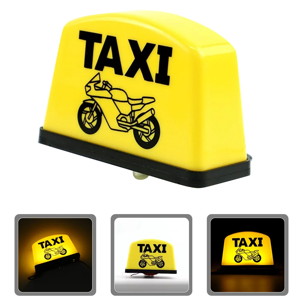 

12V Waterproof Taxi Top Sign Led Cab Light Illuminated Indicator Lamp For Motorcycle Decorative Lights Universal Roof Signal