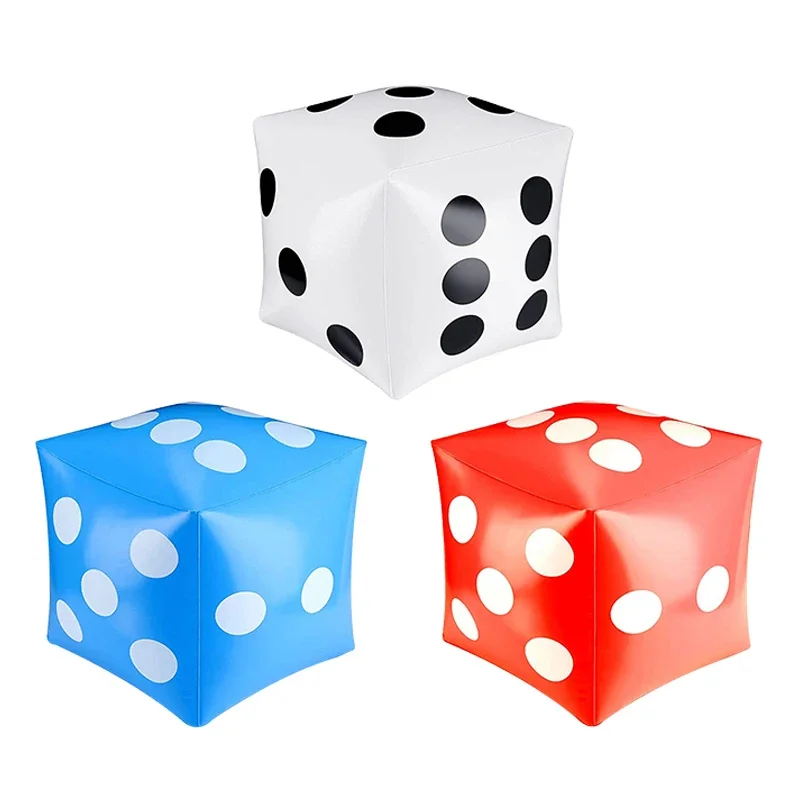 Interesting Inflatable Balloon Dice Blow-Up Cube Big Dice Toy Party Activities Supplies Indoor And Outdoor Sports And Game Toys