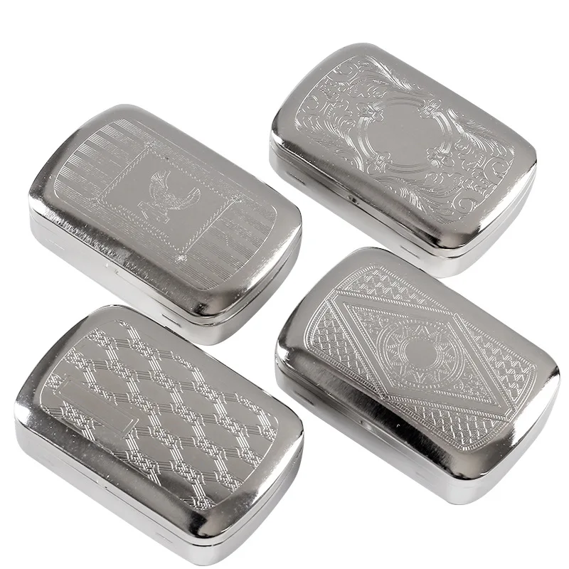 Tobacco Box Metal Tobacco Box Hand rolled Tobacco Pipe Box Portable Fashion Tobacco Box b7131