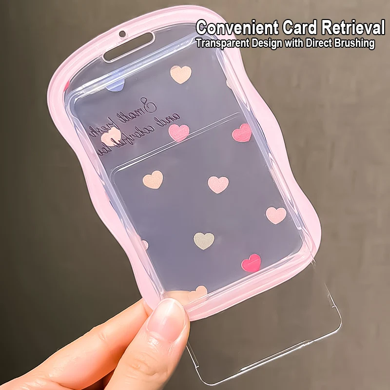 1 Set Student Slide Cover Card Set Meal Card Bus Card ID Protection Set Access Card Campus Card