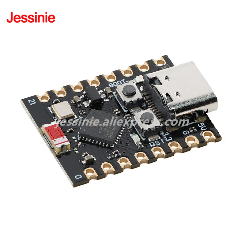 1-5pcs ESP32-C3 SuperMini PRO Mini OLED Development Board ESP32C3 2.4G WiFi BT Bluetooth-compatible Wifiless Module for Arduino
