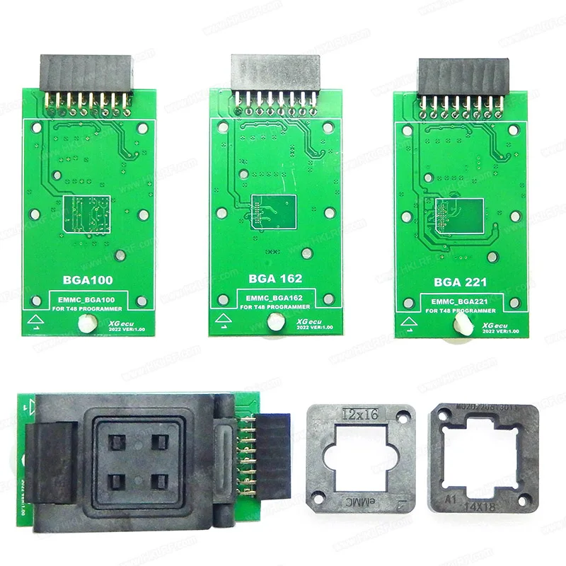 Good 5in1-EMMC BGA100 BGA162 BGA153 BGA169 BGA221 Adapter For XGecu T48 Programmer