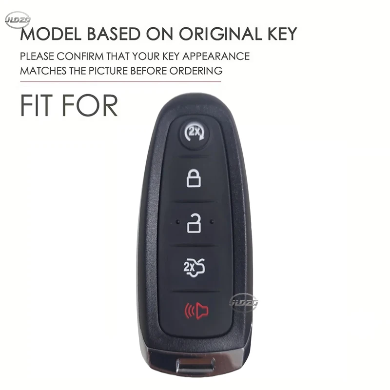 Silicone Car Key Shell Case Fob Cover For Ford Expedition C-Max Edge Explorer Titanium Taurus Focus Escape Auto Accessories