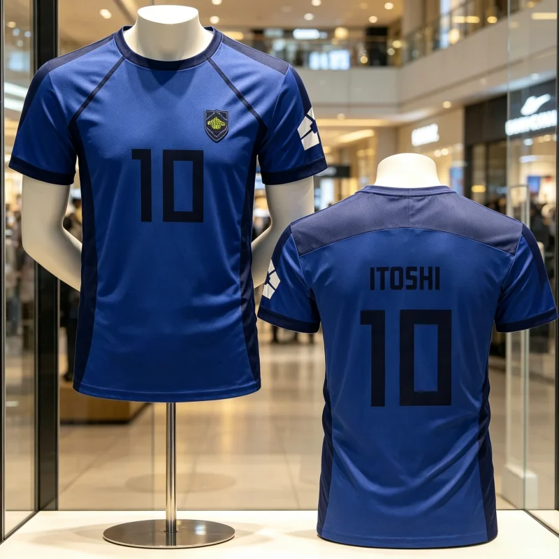 2026 Anime Japanese  Isagi Yoichi Football Jersey T-shirt Cosplay Hyoma Chigiri Meguru Bachira Comfortable Parent Child Clothing