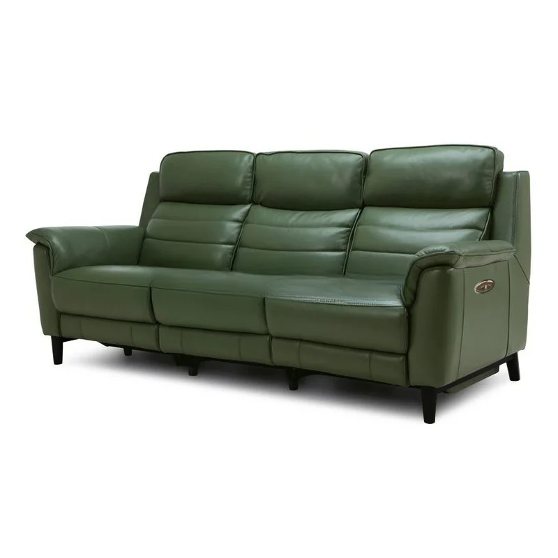 Conjunto de sofás para sala de estar, sofás de cuero auténtico, sillón reclinable eléctrico de 3 plazas, sofá de salón, asiento, muebles de sala canape