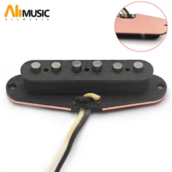 Alnico 5 ST Guitar Bridge Pickup Imitate TL Bridge Pickup Sound with Stagger Pole Black Base Alnico V Magnet for Electric Guitar