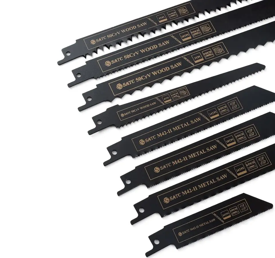 32pcs-set 20sets-ctn Bi-Metal Reciprocating Saw Blades Pruner Saw Blades for Efficient Metal and Wood Cutting for Tiles