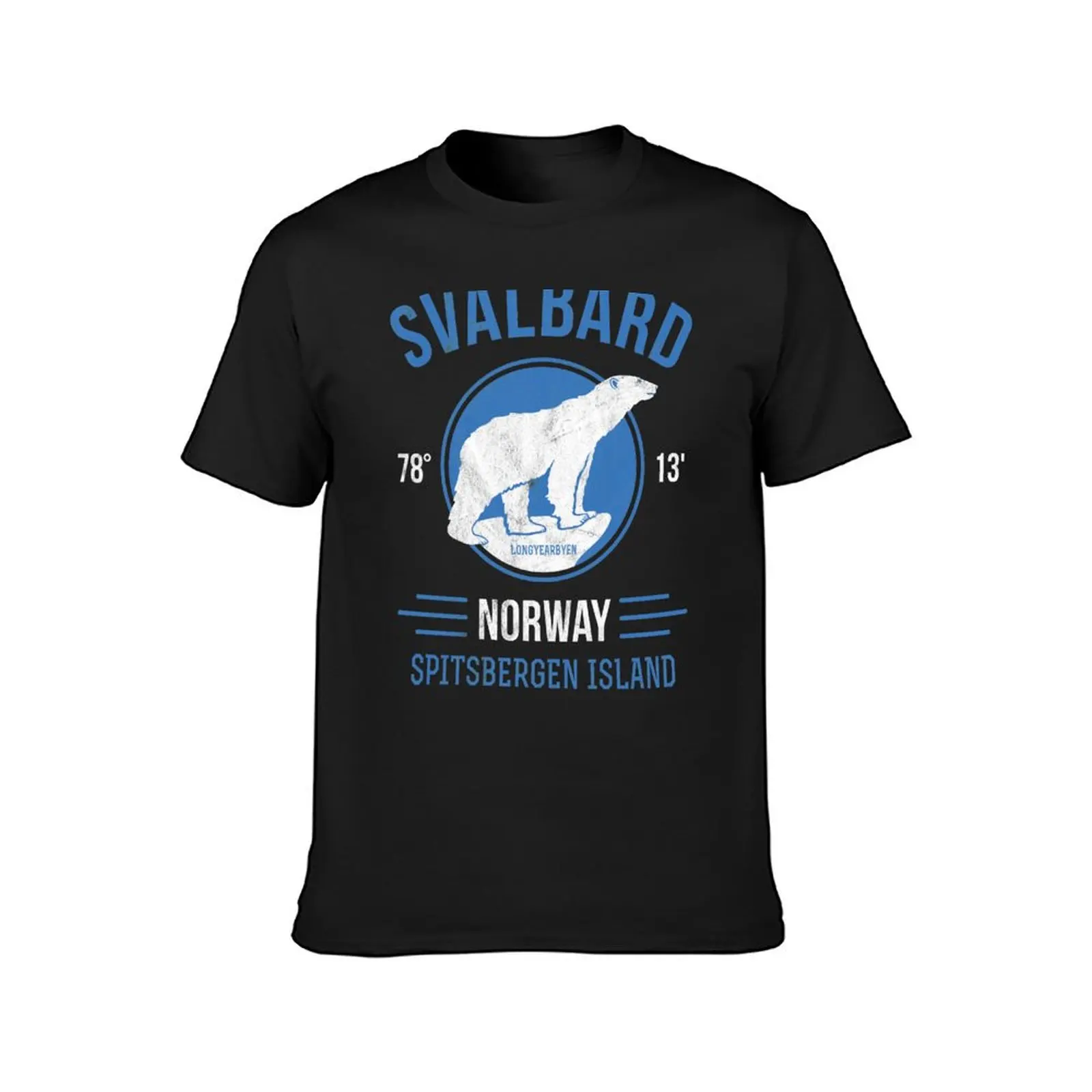 Svalbard Polar Bear - Longyearbyen Norway T-Shirt sports fans tees sweat shirts, men