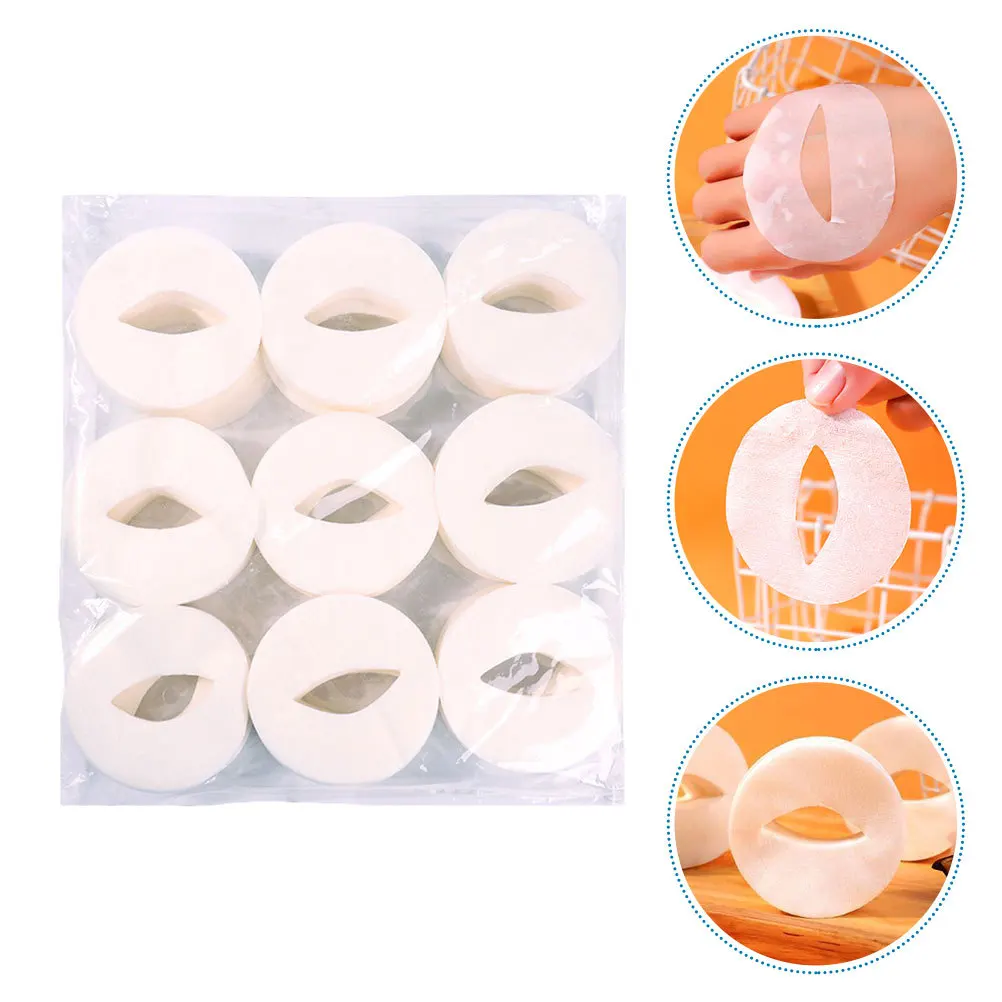 

900Pcs Disposable Eye Mask Sheets Cotton Material Exfoliating Gentle on Skin DIY Eye Treatment for Sensitive Skin Travel