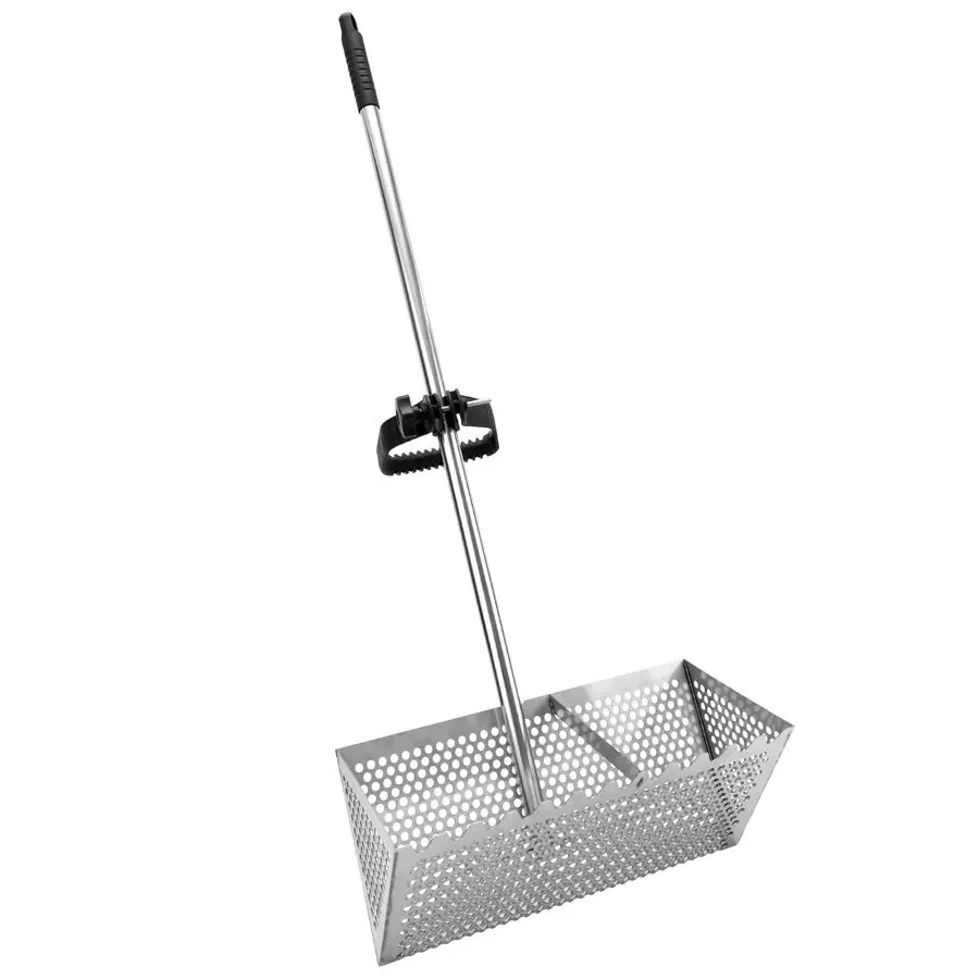 

Грабли от блох, прочные грабли для пляжа. Простые в установке острые зубы. Широкая корзина для пляжа для песка. Съемные практичные инструменты для поиска.