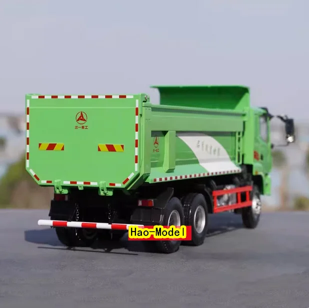 1:24 For SANY Dump truck Alloy Diecast Metal Car Model Kids Toys Boys Birthday Gifts Hobby Display Collection Ornaments Green