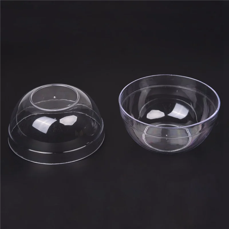 

Women 9Cm X 4.5Cm DIY Facial Clear Plastic Mask Bowl Mixer Holder 6Pcs