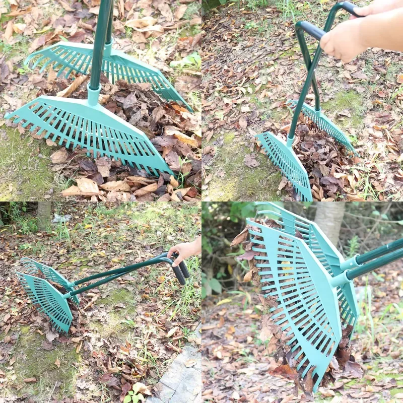 Carbon Steel Long Handled Leaf Grabber Leaf for Lawns,Garden Grass Practical Easy Use Clearing Manual Clearing Leaf Picking