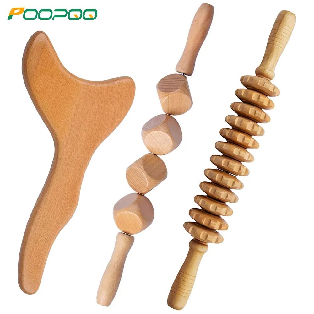 

Wood Therapy Massage Tools, Wooden Lymphatic Drainage Tool, Anti Cellulite Massager, Lymphatic Drainage Tool,Body Sculpting Tool