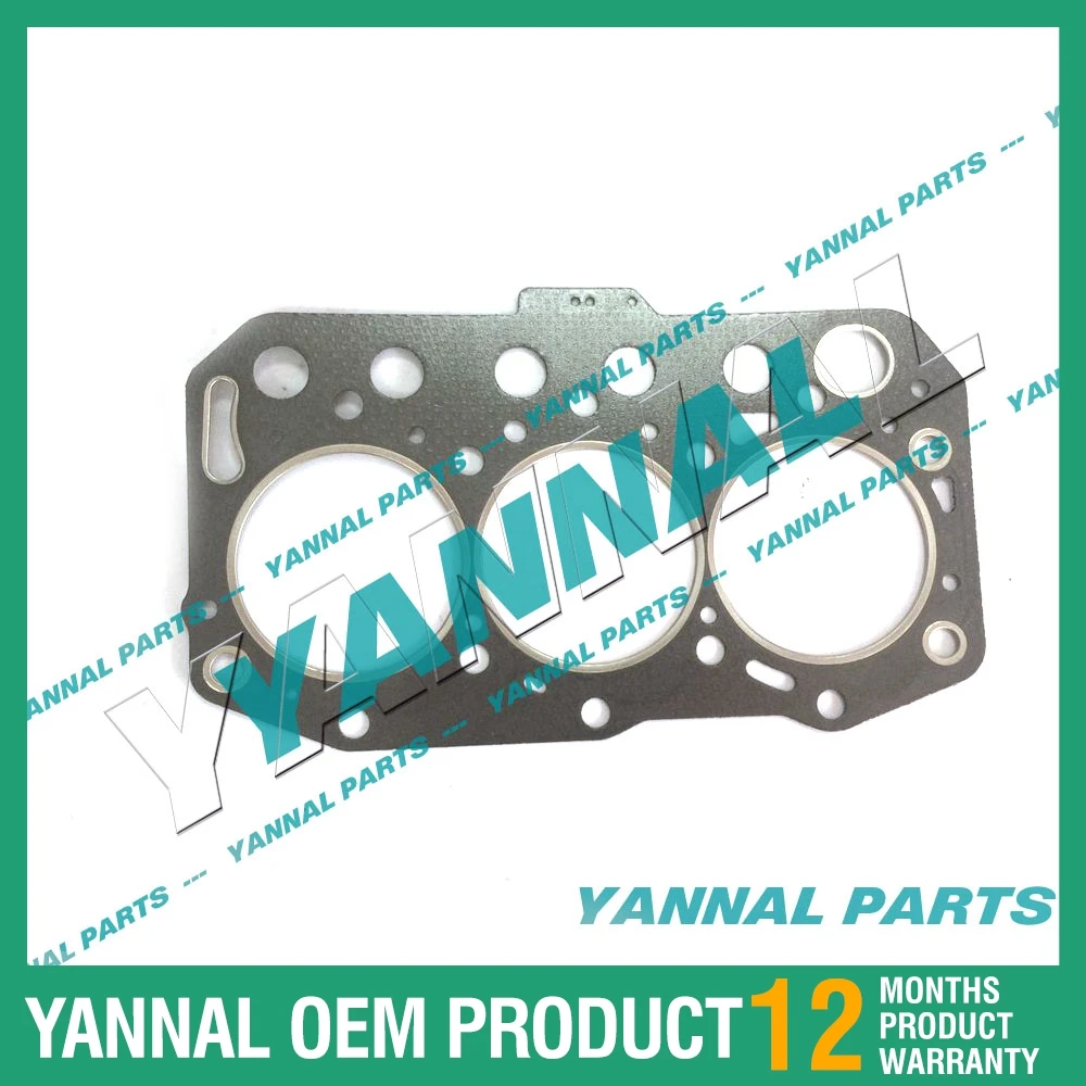 Head Gasket 119025-01332 for Yanmar 3TNM72 3TNM72-AWM Mini-Excavator Loader