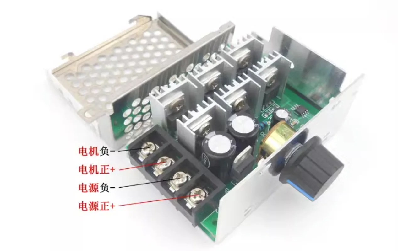 

PWM регулятор двигателя пост. Тока 12V24V36V40A модуль переключателя управления скоростью в металлическом корпусе