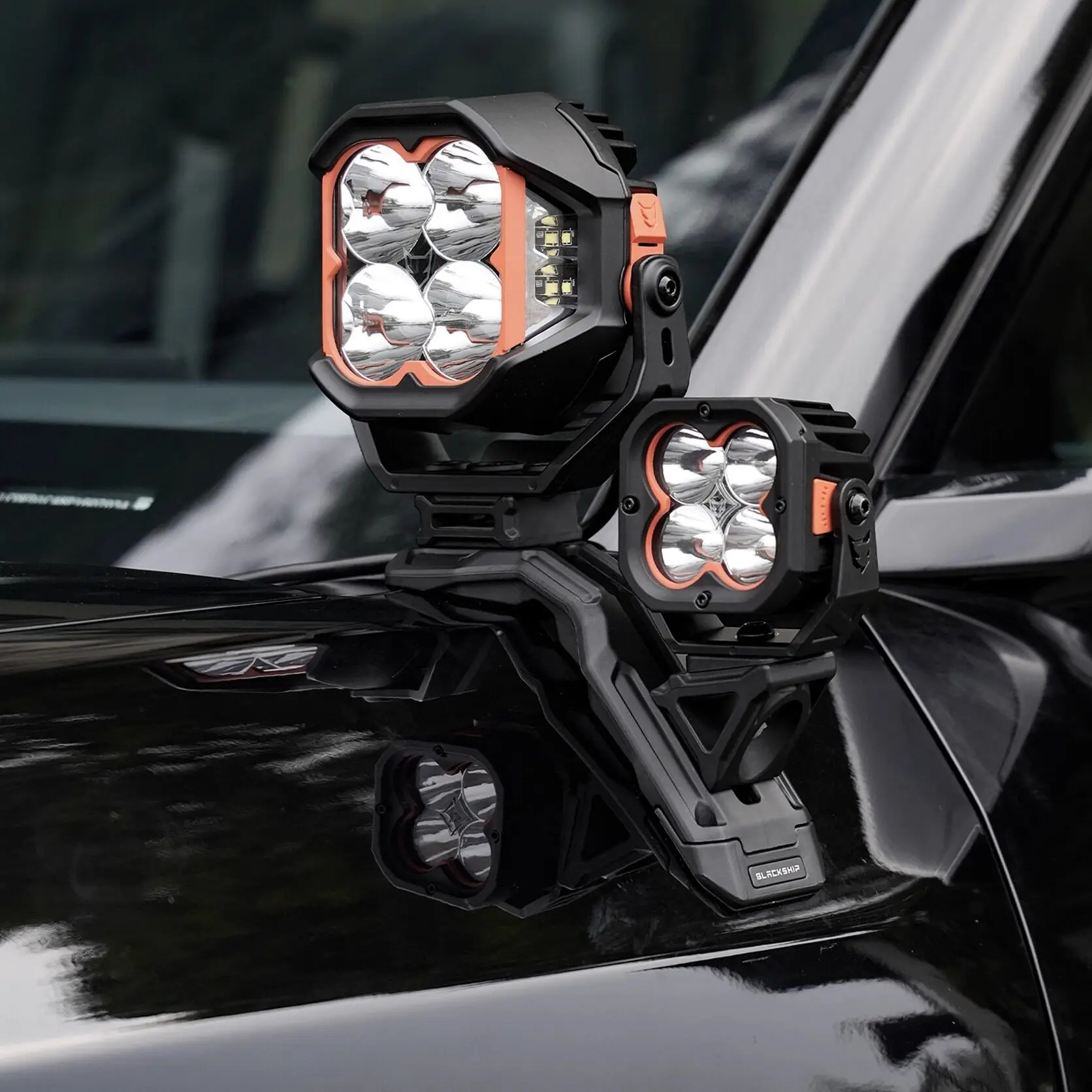For DENZA BAO 5/B5/Leopard 5 Hood A Pillar Spotlight Bracket Extension Mount No-Drill Car Camera Mount Modification Accessories