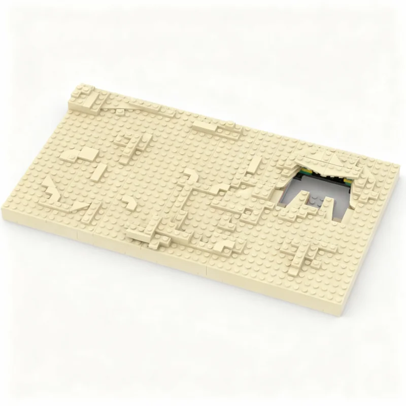 

350PCS MOC Space Battle C3PO R2D2 Desert Display Model Premium Assembly Building Blocks DIY Creative Gift Collectible Building