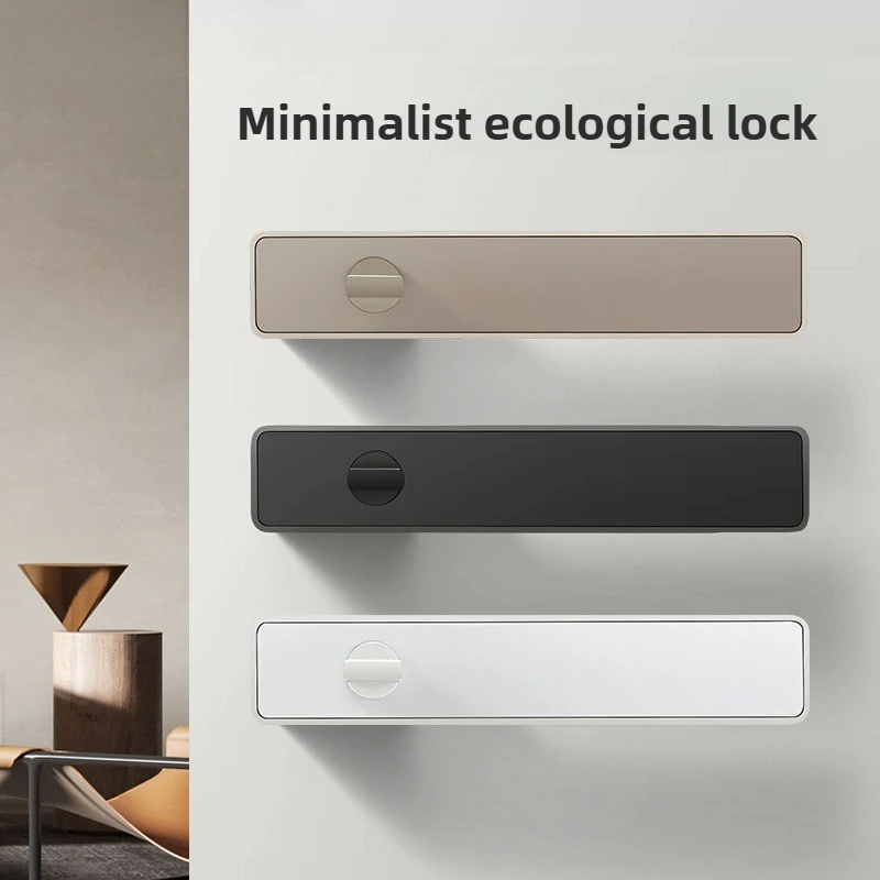 

Минималистичный итальянский экологический дверной замок. Современная простая дверь для спальни. Внутренняя комната с магнитным всасыванием, немой встроенный.