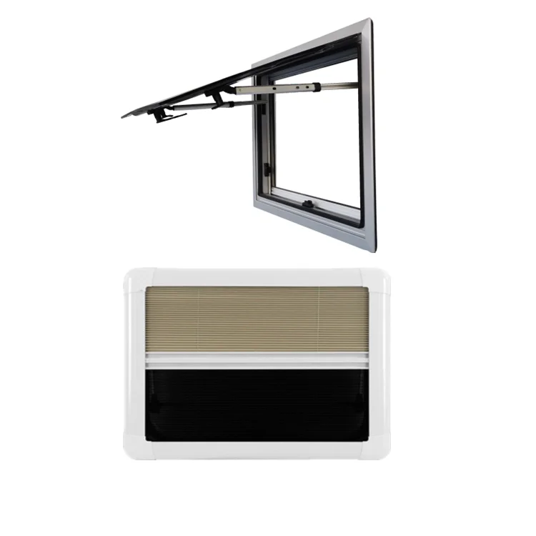 2024 TONGFA Top Quality Acrylic Round Corner Rv Camper Trailer Side Windows, Caravan Extrapolation Window