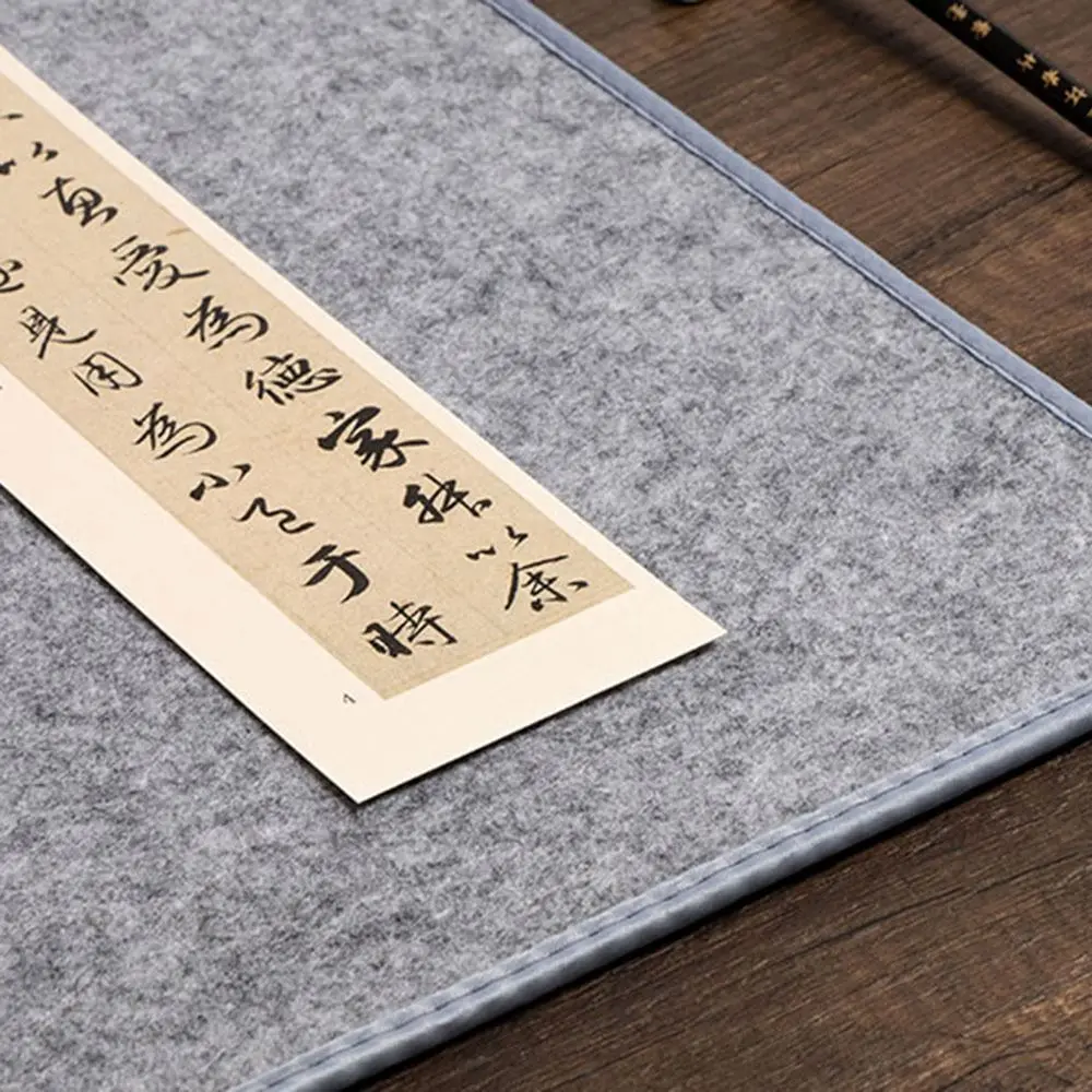 Anti Permeation Calligraphy Felt Pad Writing Table Mat Painting Drawing Felt Pad Wool Mixed Fiber Thicken