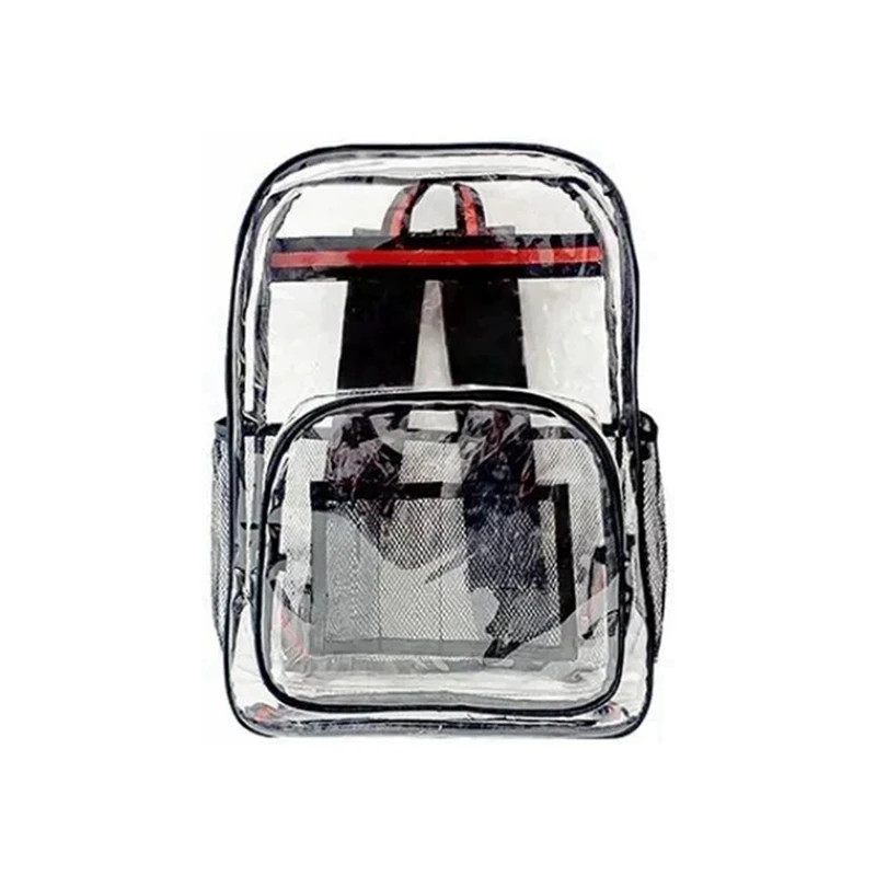 Two-Piece Suit Portable Multifunctional Bag Unisex Waterproof Backpack Transparent Backpack