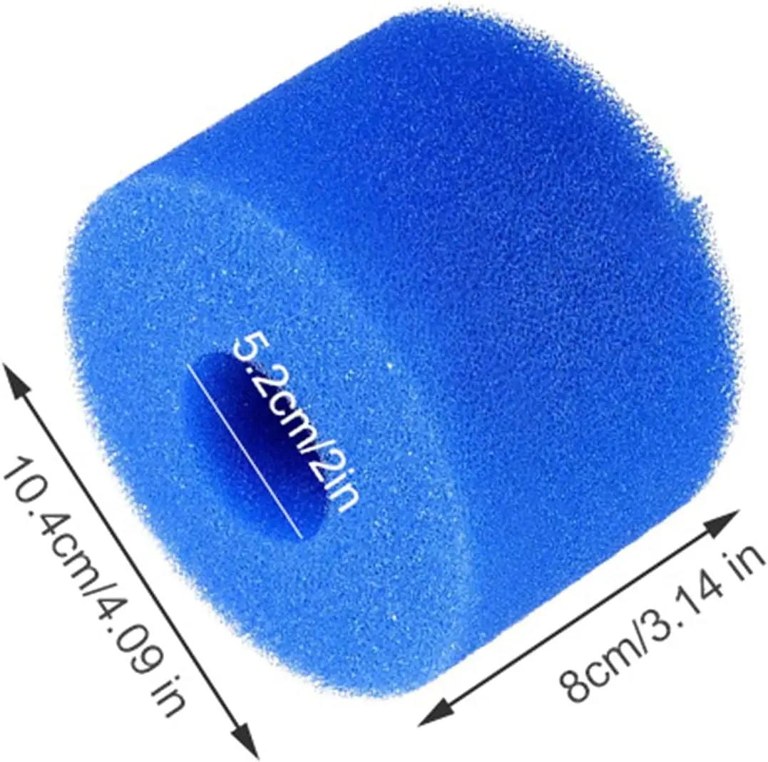 Cartucho de espuma de esponja lavable para filtro de piscina tipo VI, repuesto de filtro de esponja para piscina y Spa