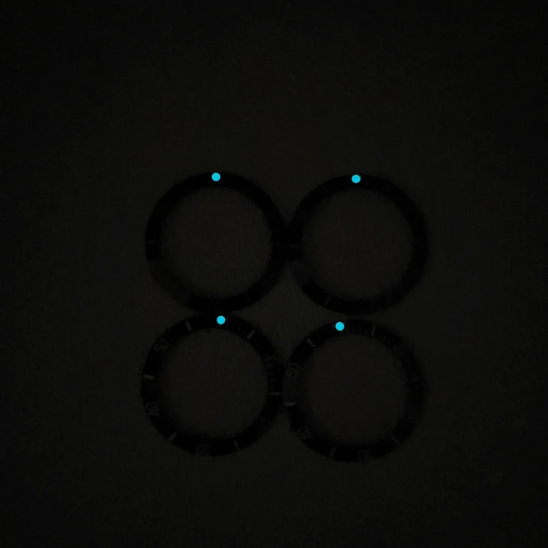 Watch Accessories 38mm High-quality Ceramic Ring SUB Ring Is Suitable for Water Ghost 40MM Series