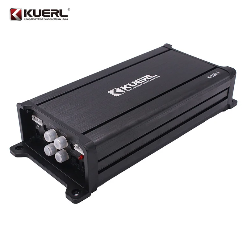 Amplificatore per auto 4 canali Classe D Stereo digitale Surround Subwoofer Lettore audio 12V Amplificatore di potenza per auto Set per auto Amplificatore per altoparlante