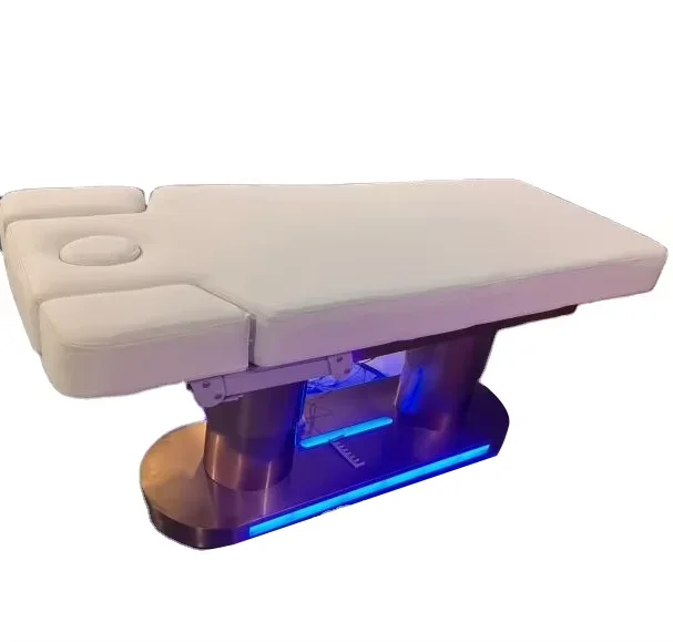 2026 Wholesale Salon Furniture Electric Massage Table Facial Cosmetic Bed Hot Sale of Cheap Beauty Chairs Guangzhou Luxury Leath