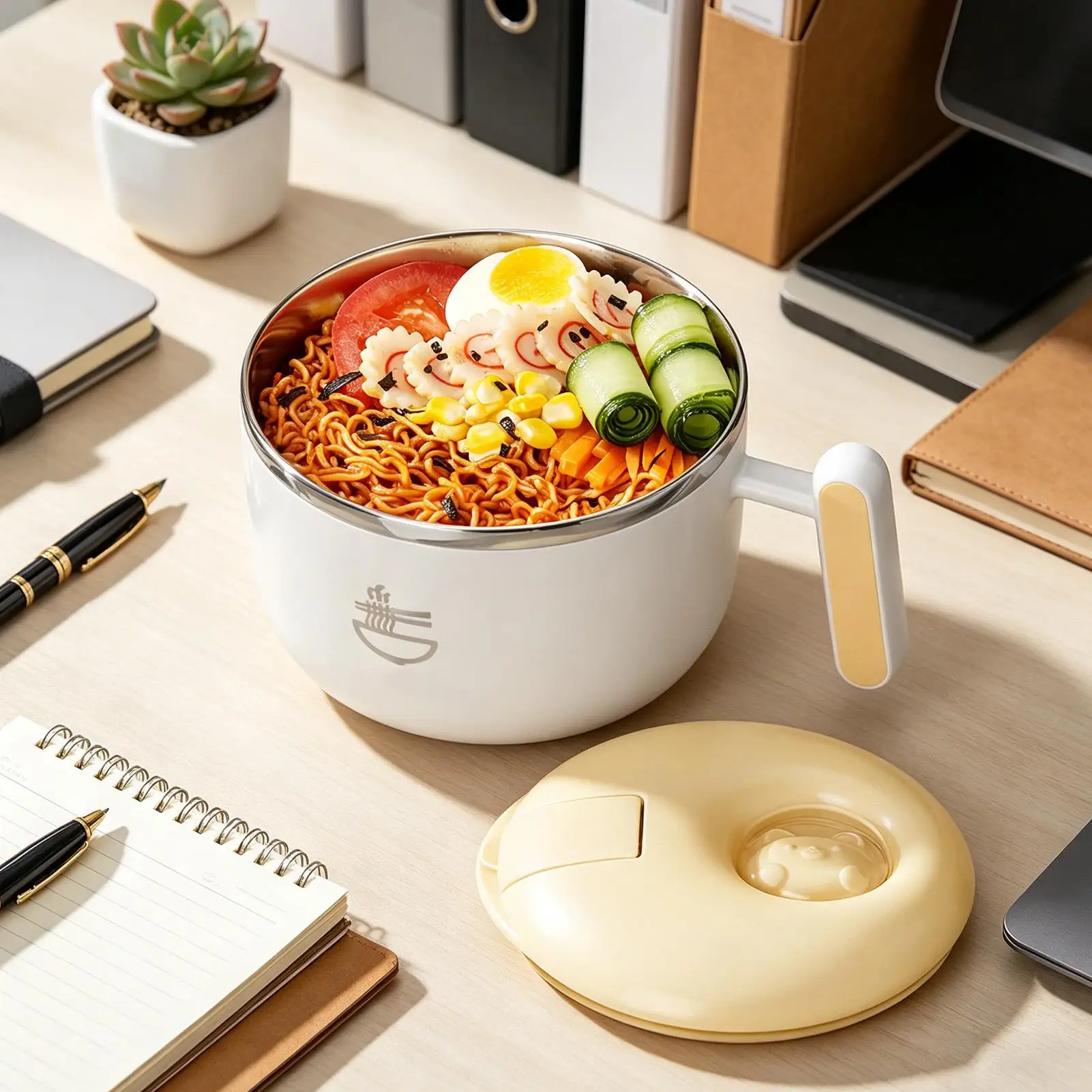 Soup Container for Lunch 1500ml Stainless Steel Leakproof Dish with Lid Travel Soup Container for Picnic Sports Sea Beach